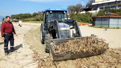 isaf -  Balıkesir'de plajlar yaza hazırlanıyor  Videosu