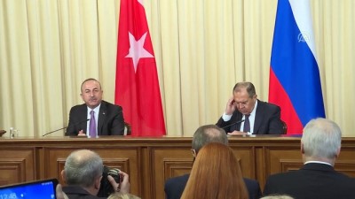 avro - Çavuşoğlu-Lavrov ortak basın toplantısı - MOSKOVA  Videosu