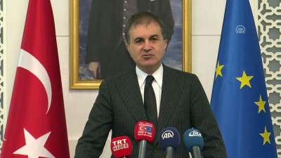 AB Bakanı Çelik: 'AP, vizyonsuz cahilane bir karara imza attı' - ANKARA