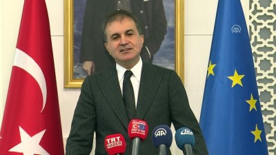 AB Bakanı Çelik: 'Bu açık ve net bir şekilde AP tarafından terör örgütünün dilini kullanmasıdır' - ANKARA