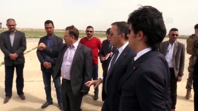 batin - Bağdat Büyükelçisi Yıldız, Musul havalimanını ziyaret etti - MUSUL Videosu