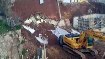 guvenlik onlemi - İnşaatın istinat duvarı çöktü - KOCAELİ  Videosu