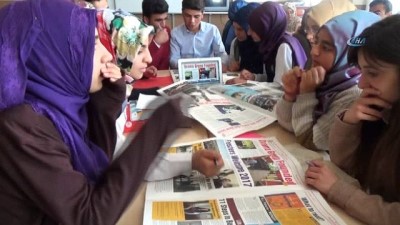  Siverek’te lise öğrencileri İngilizce gazete çıkardı