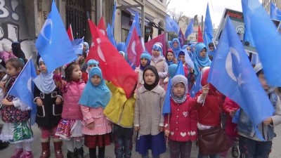 beyin yikama - Taksim'de Doğu Türkistan protestosu - İSTANBUL  Videosu