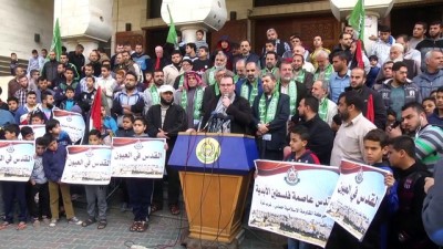 protesto - ABD'nin Kudüs kararının 100. günü - GAZZE Videosu