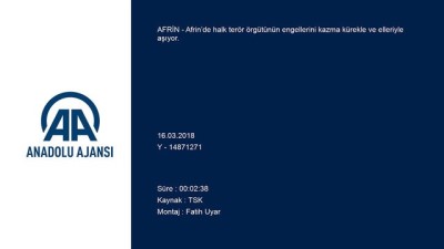 kazma kurek - Afrin’de halk terör örgütünün engellerini kazma kürekle ve elleriyle aşıyor  Videosu