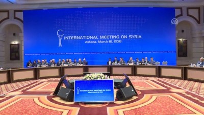 Çavuşoğlu-Lavrov-Zarif, Suriye için bir araya geldi - ASTANA 