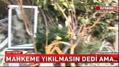bakirkoy belediyesi - Mahkeme 'yıkılmasın' dedi, Bakırköy Belediyesi yıktı Videosu