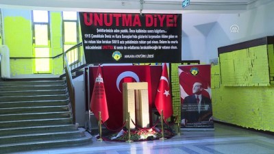 Okul duvarlarını şehit isimleriyle kapladılar - ANKARA