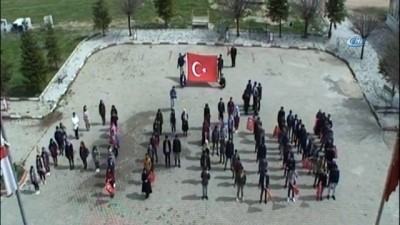 sparta -  SDÜ öğrencileri bedenleriyle Afrin yazdı Videosu