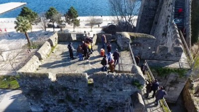 intihar -  Sinop Kalesi'nde intihar girişimi Videosu