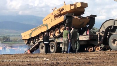 Zeytin Dalı Harekatı - Tanklar sınır birliklerine sevk edildi - HATAY