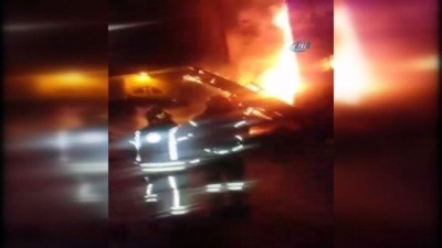 guvenlik onlemi -  Fatih’te 2 katlı ahşap binada korkutan yangın  Videosu