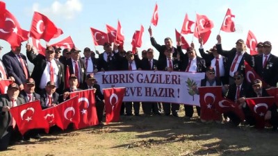 gaziler - Kıbrıs gazilerinden Zeytin Dalı Harekatı'na destek (2) - HATAY Videosu