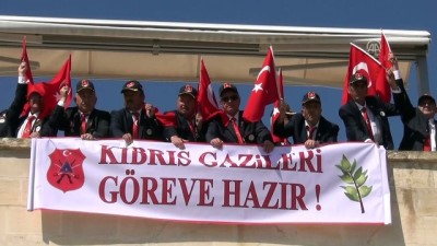 gaziler - Kıbrıs gazilerinden Zeytin Dalı Harekatı'na destek - HATAY Videosu