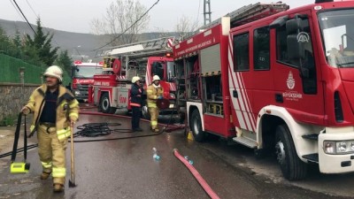 Pendik'te yangın - İSTANBUL 