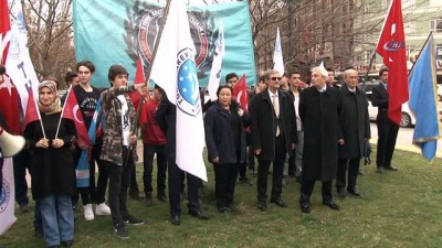  Türkmen Dostluk Hareketi Derneğinden saygı yürüyüşü