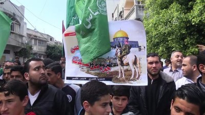 protesto - ABD'nin Kudüs kararları Gazze'de protesto edildi - GAZZE Videosu