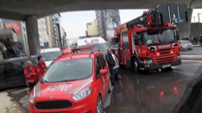 yangin panigi -  Beyoğlu'nda yangın paniği...7 katlı binanın çatısı alev alev yandı  Videosu