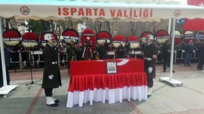 sparta -  Jandarma Uzman Çavuş Burhan Açıkkol için memleketinde tören  Videosu