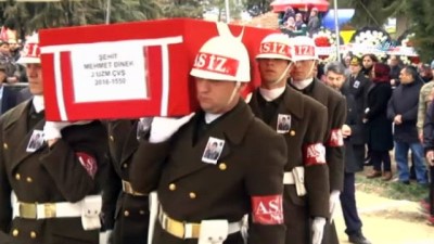 teroristler -  Şehit Uzman Çavuş son yolculuğuna uğurlanıyor Videosu