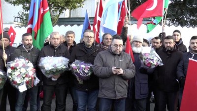 molotof kokteyli - Kopenhag Büyükelçiliğine düzenlenen saldırıyı protesto  Videosu