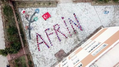 teroristler -  Öğrencilerden anlamlı ‘Afrin’ mesajı  Videosu