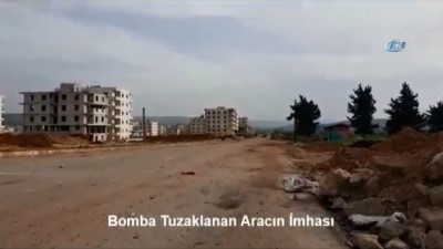 teroristler -  - TSK, Afrin'de bomba tuzaklanan aracı imha etti  Videosu