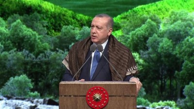 Cumhurbaşkanı Erdoğan: 'Ormana sahip çıkmak, vatana sahip çıkmaktır' - ANKARA