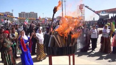 polis helikopteri -  Güneydoğu’da Nevruz kutlamaları Videosu