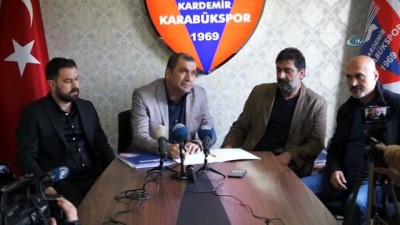 kulup baskani - Karabükspor'da Ünal Karaman dönemi resmen başladı Videosu