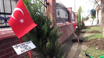 yaris -  Öğrenciler, Afrin’de şehit düşen 46 Mehmetçik için 46 fidan dikti Videosu