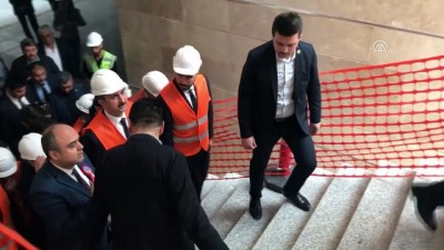 Adalet Bakanı Gül, inşaası süren Adalet Sarayı'nı gezdi - ADANA 