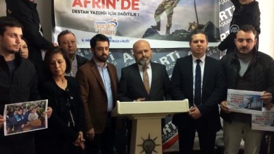 AK Parti'nin pankartının indirilmesine tepki - ÇANAKKALE