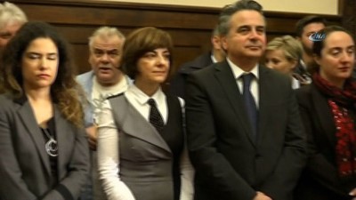  - Atina'daki şehit diplomatlar için tören