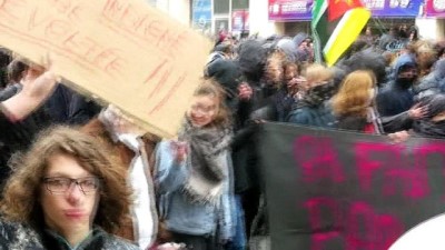 kamu calisanlari -  - Fransa’da kamu çalışanları greve gidiyor  Videosu