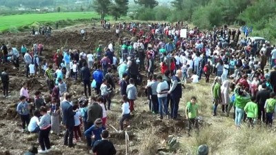 cevre kirliligi -  Hatay’da ağaç dostu öğrenciler bin 200 fidanı toprakla buluşturdu  Videosu