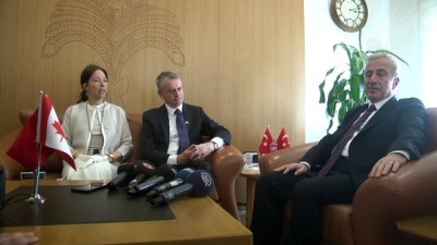 Kanada'nın Ankara Büyükelçisi Cooter Kayseri'de