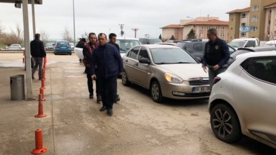  Terör propagandasından gözaltına alınan şüpheliler adliyeye sevk edildi 