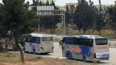 idlib -  - Ahrar El Şam mensupları Doğu Guta’dan ayrılıyor Videosu