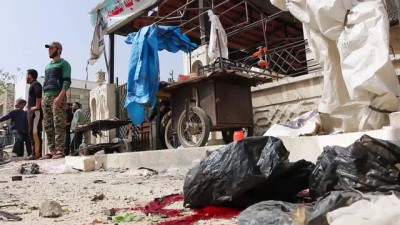 idlib - İdlib'de bomba yüklü araçla saldırı: 7 ölü, 25 yaralı Videosu