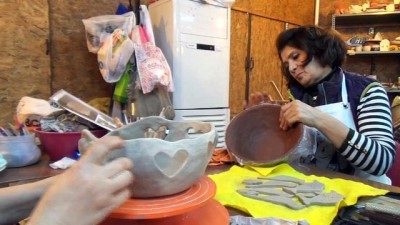 siyer -  Kadınlar toprakla sanatı buluşturuyor Videosu