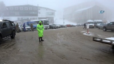 kis turizmi -  Mart sonunda Uludağ'a kar sürprizi Videosu