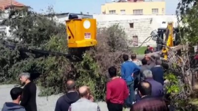 elektrik diregi - Tarsus'ta şiddetli rüzgar - MERSİN Videosu