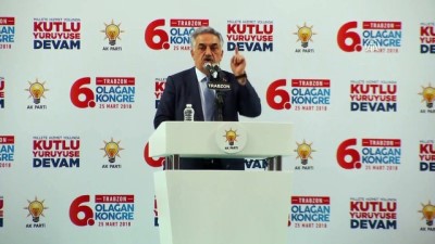 beraberlik - Yazıcı, AK Parti 6. Olağan İl Kongresi'nde konuştu - TRABZON Videosu