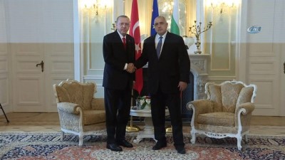  - Cumhurbaşkanı Erdoğan, Bulgaristan Başbakanı Borisov ile bir araya geldi