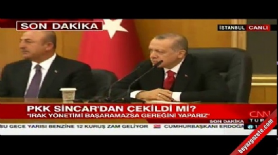 recep tayyip erdogan - Cumhurbaşkanı Erdoğan: Sincar konusunda Irak'tan bir yetkili Türkiye'ye gelecek  Videosu