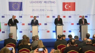 Cumhurbaşkanı Erdoğan: 'Türkiye-AB ilişkilerinde zorlu bir dönemi geride bırakmış olmayı umuyoruz' - VARNA