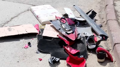 Otomobil engelli motosikletine çarptı: 1 ölü
