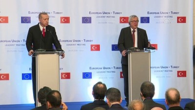 Türkiye-AB Zirvesi - AB Komisyonu Başkanı Juncker - VARNA